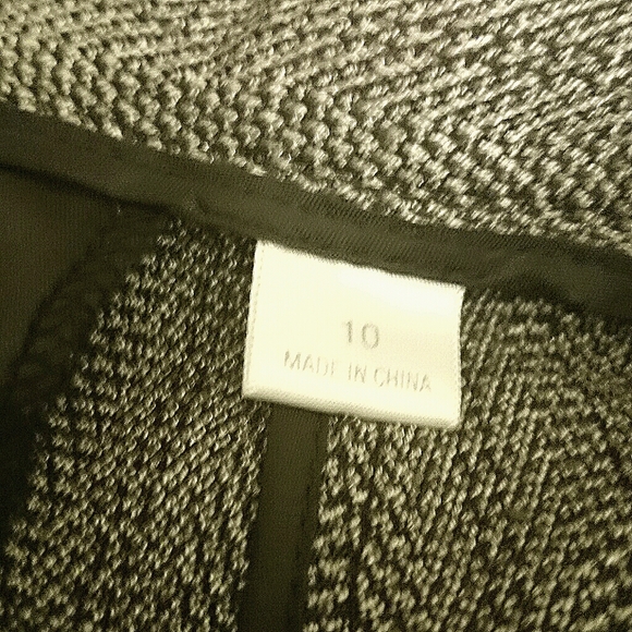 Christopher & Banks Black and Grey Tweed Pants - Picture 4 of 5